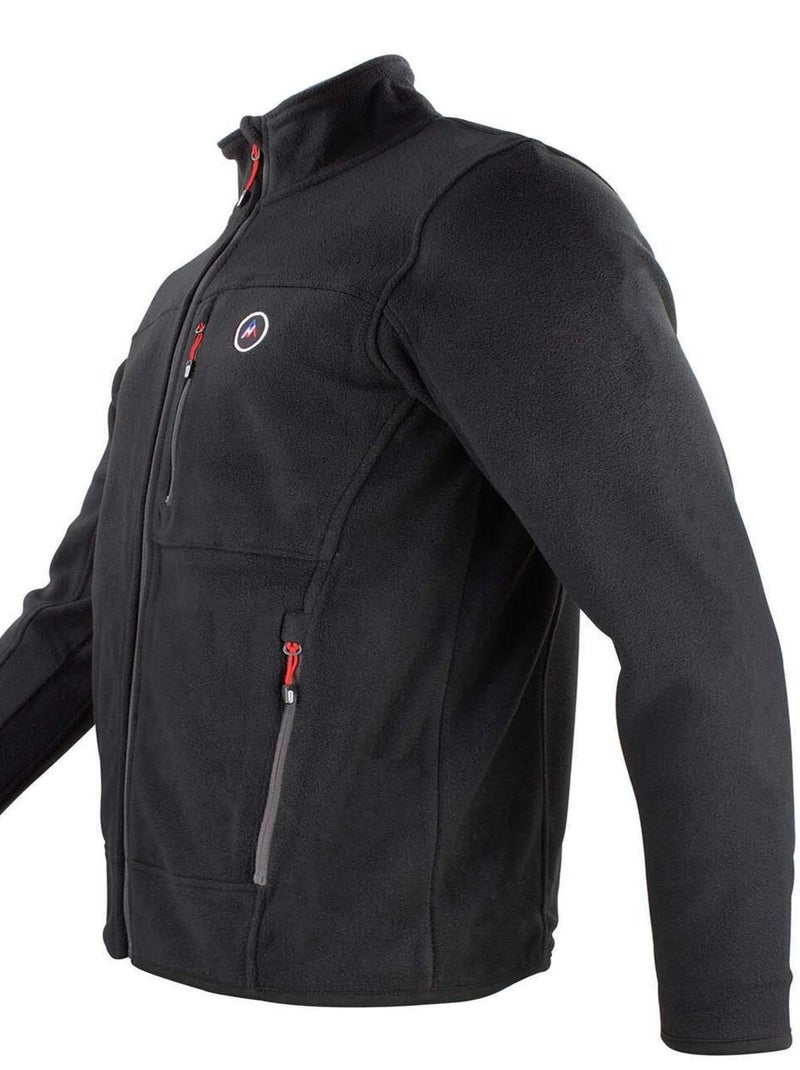 Blouson polaire   CALONOR - PEAK MOUNTAIN Noir Noir - Kiabi