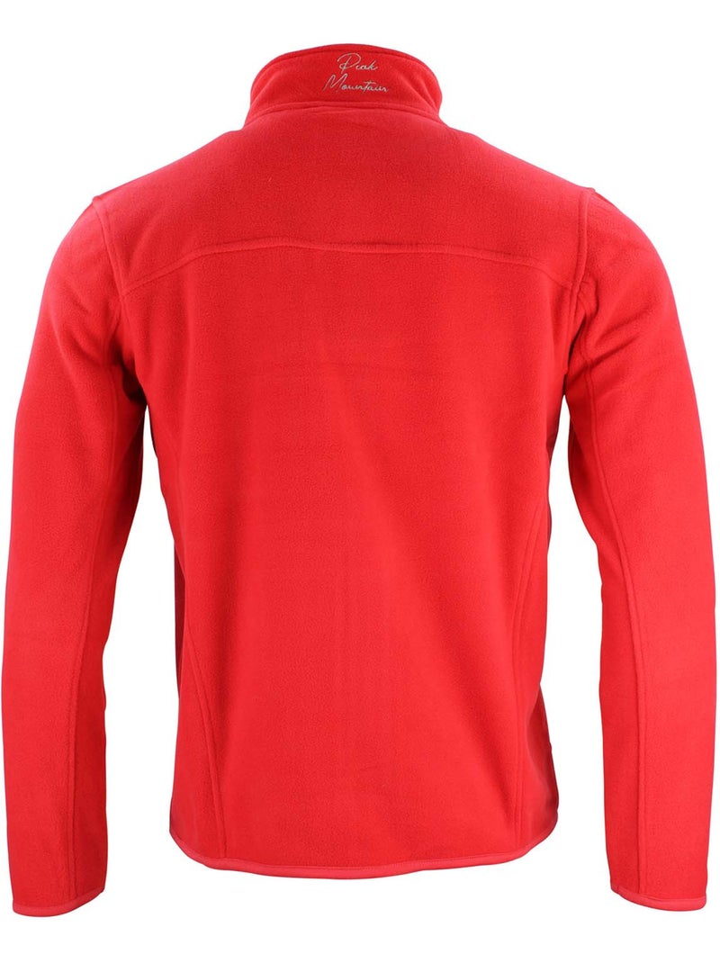 Blouson polaire   CALONOR - PEAK MOUNTAIN Rouge - Kiabi