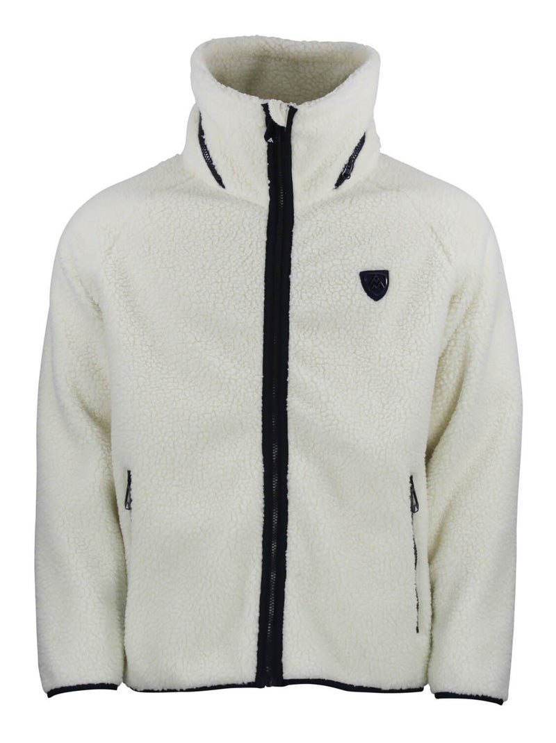 Blouson polaire CAMAY - PEAK MOUNTAIN Ecru - Kiabi
