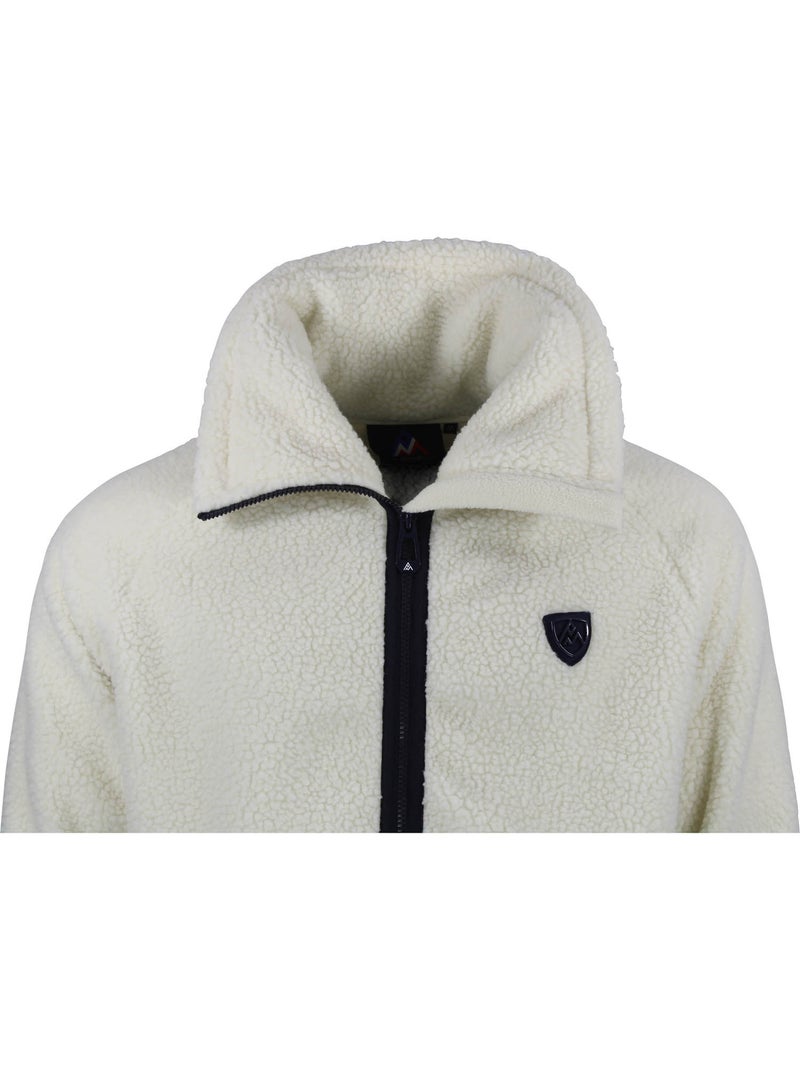 Blouson polaire CAMAY - PEAK MOUNTAIN Ecru - Kiabi