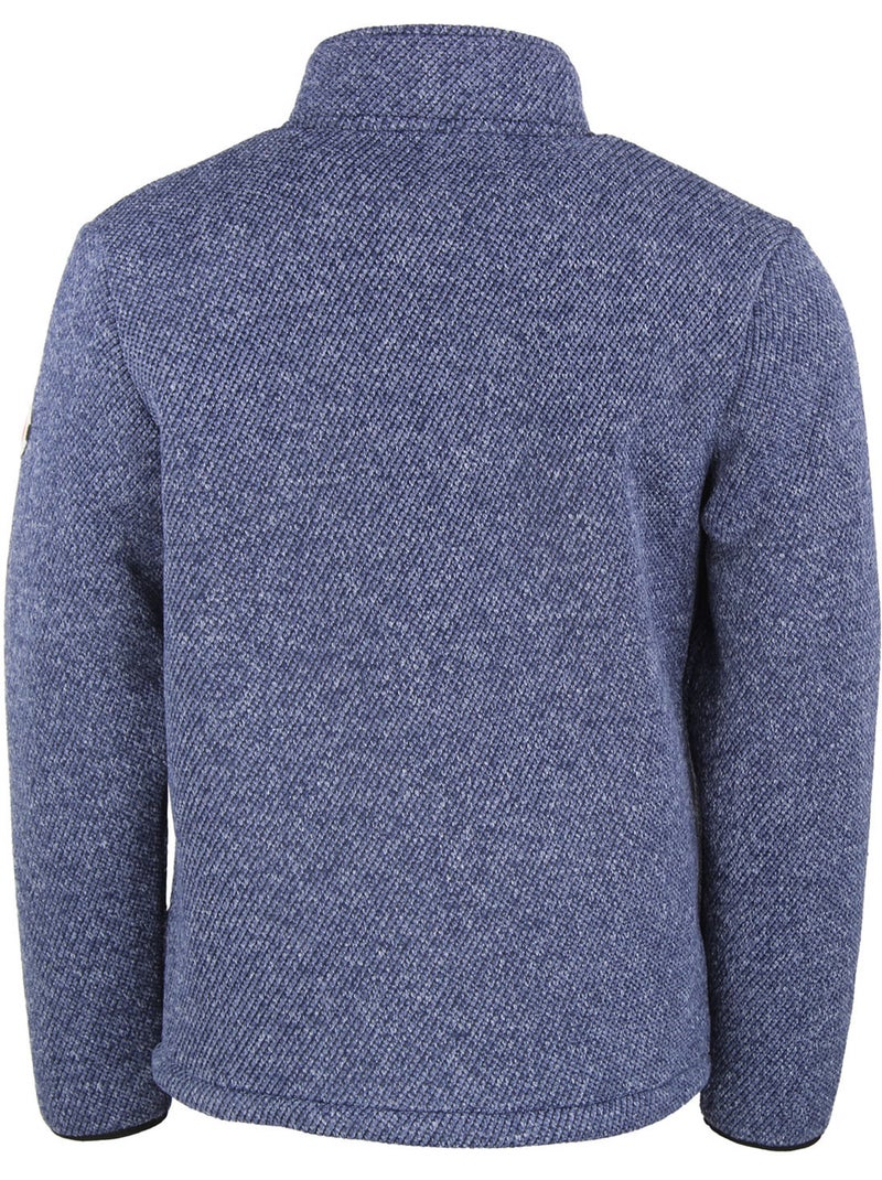 Blouson polaire camera   - peak mountain Bleu marine - Kiabi