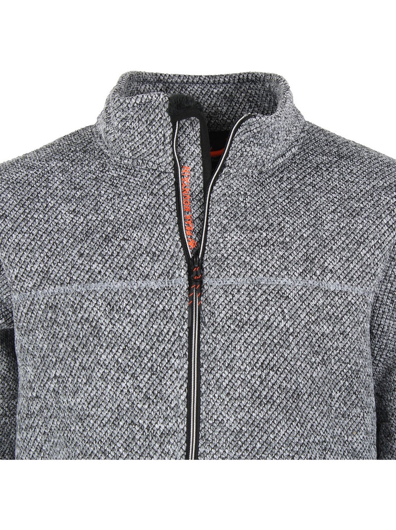 Blouson polaire camera   - peak mountain Gris - Kiabi