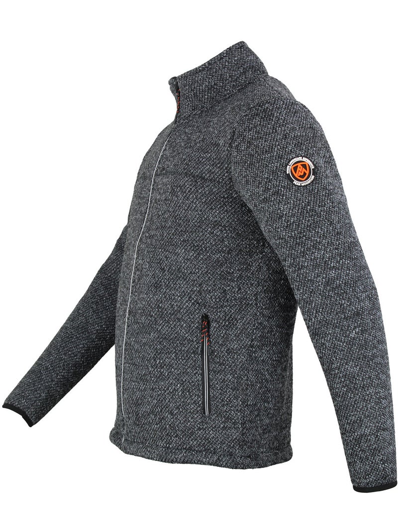Blouson polaire camera   - peak mountain Noir - Kiabi