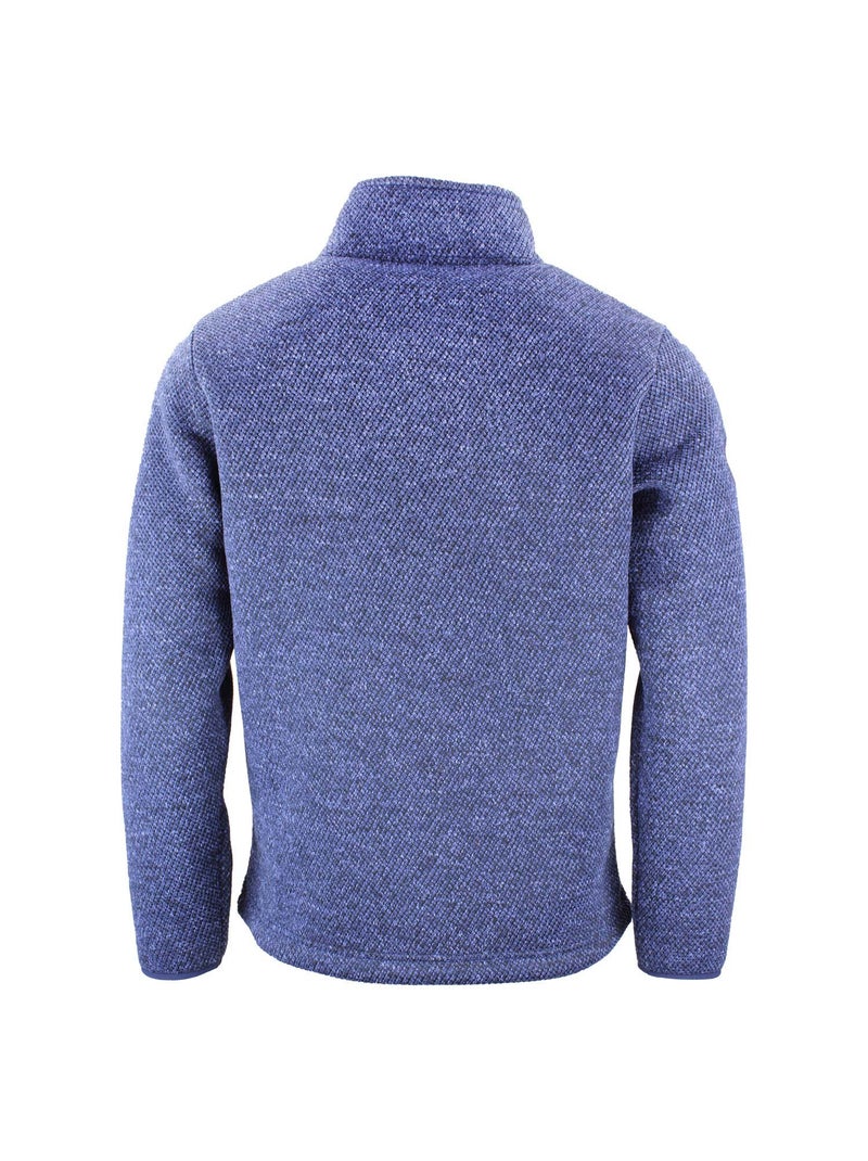 Blouson polaire   CAMERON - PEAK MOUNTAIN Bleu marine - Kiabi