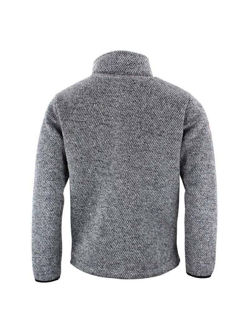 Blouson polaire   CAMERON - PEAK MOUNTAIN Gris - Kiabi