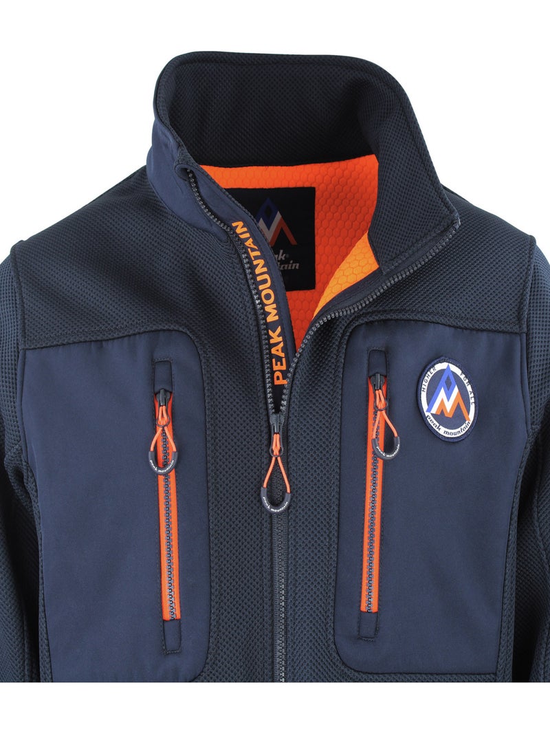 Blouson polaire   CANDY - PEAK MOUNTAIN Bleu marine - Kiabi