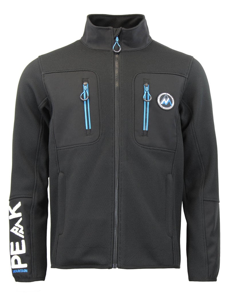 Blouson polaire   CANDY - PEAK MOUNTAIN Noir Bleu - Kiabi