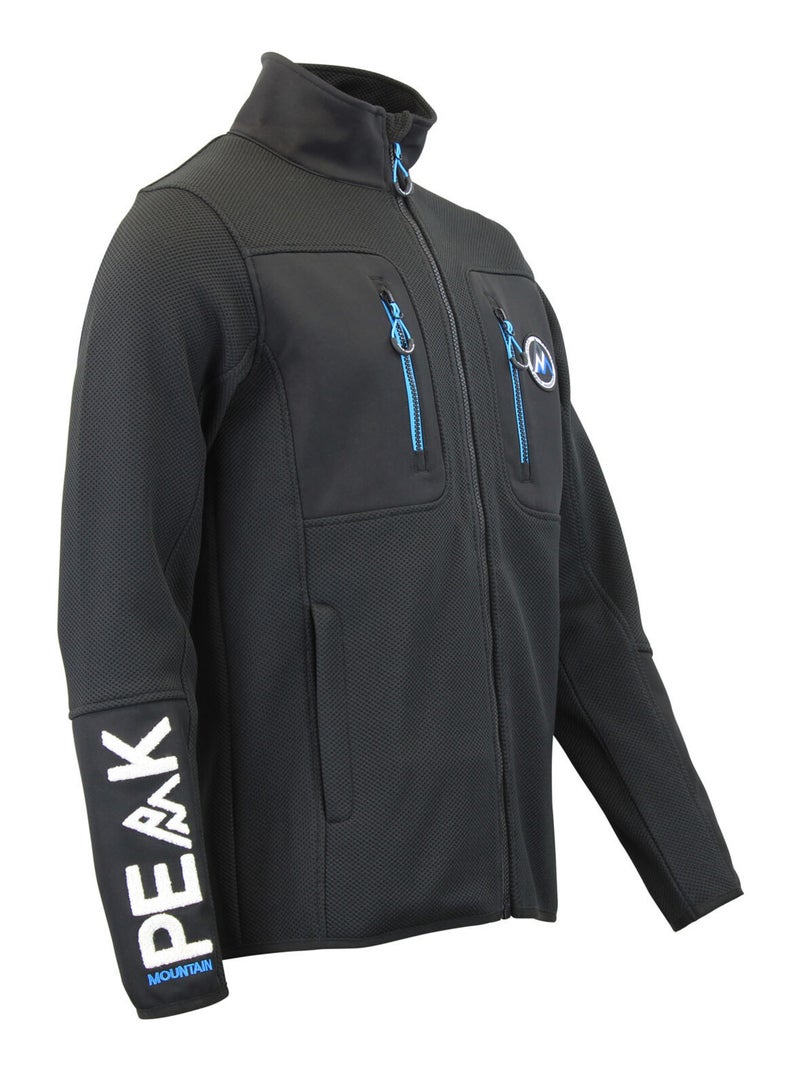 Blouson polaire   CANDY - PEAK MOUNTAIN Noir Bleu - Kiabi