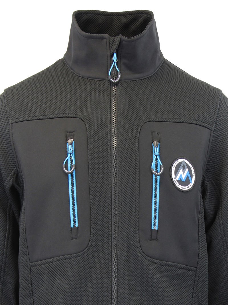 Blouson polaire   CANDY - PEAK MOUNTAIN Noir Bleu - Kiabi