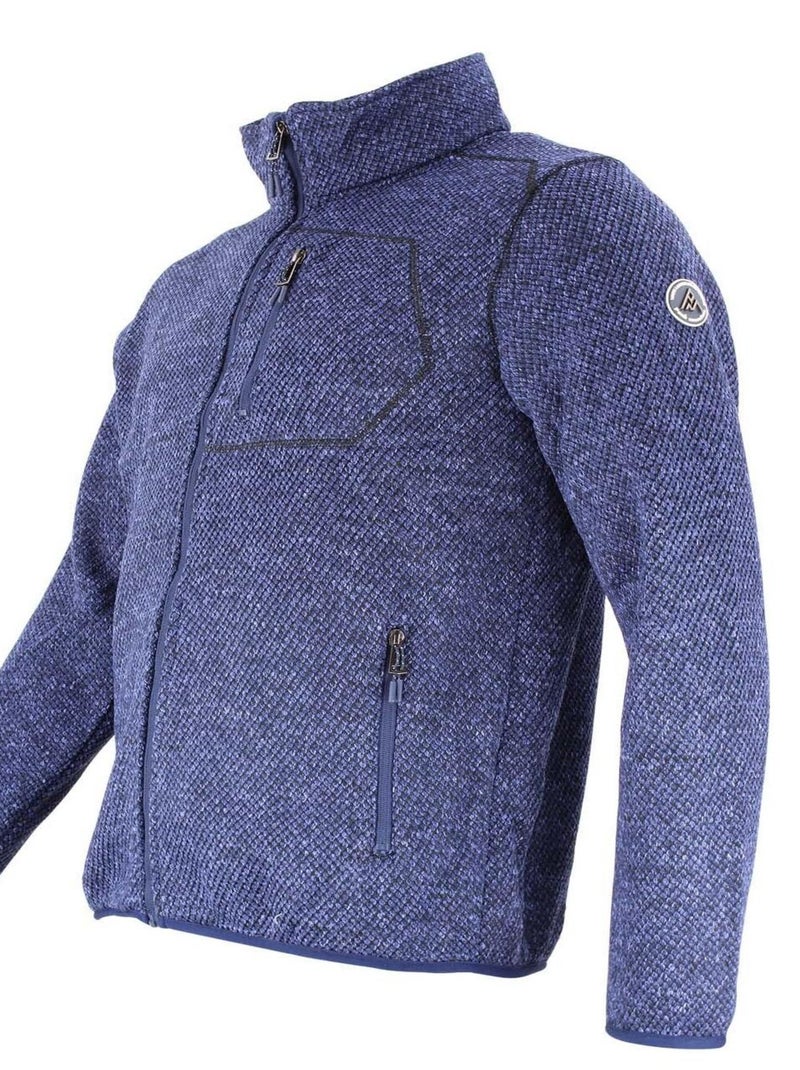 Blouson polaire   CAPINO - PEAK MOUNTAIN Bleu marine - Kiabi