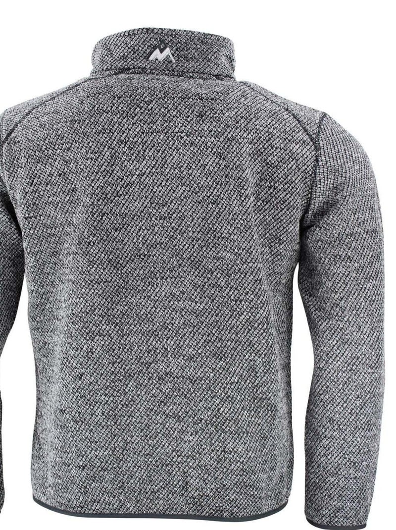 Blouson polaire   CAPINO - PEAK MOUNTAIN Gris - Kiabi
