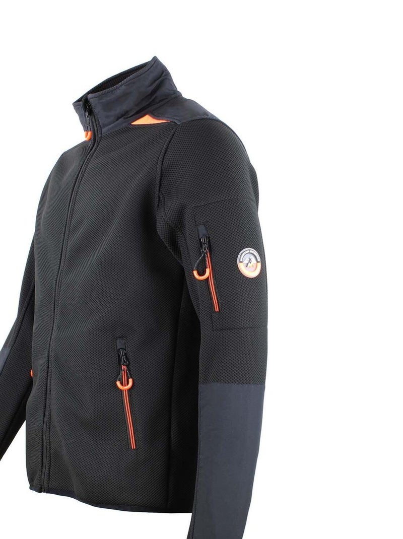 Blouson polaire   CAPRI - PEAK MOUNTAIN Noir Noir - Kiabi