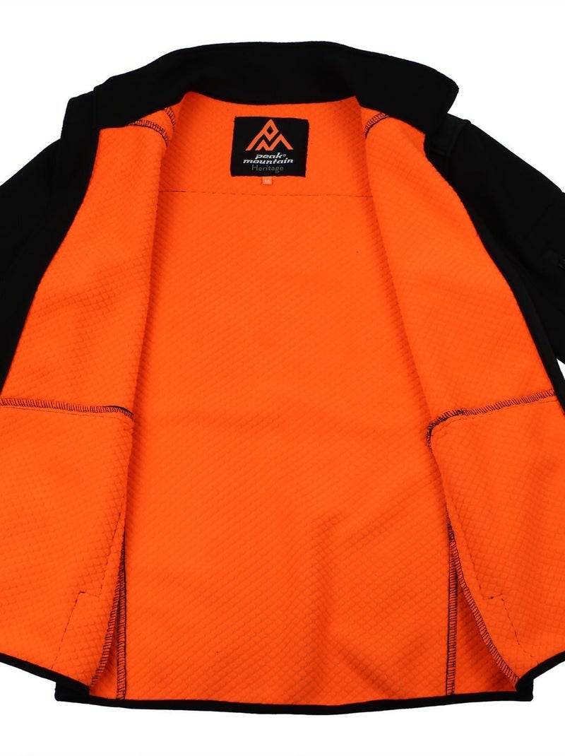 Blouson polaire   CAPRI - PEAK MOUNTAIN Noir Noir - Kiabi