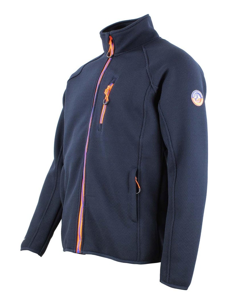 Blouson polaire   CAPRISIO - PEAK MOUNTAIN Bleu marine - Kiabi