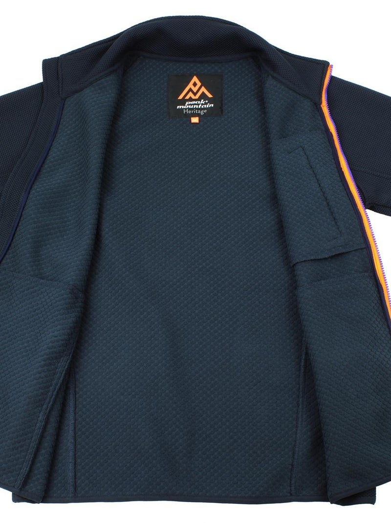 Blouson polaire   CAPRISIO - PEAK MOUNTAIN Bleu marine - Kiabi
