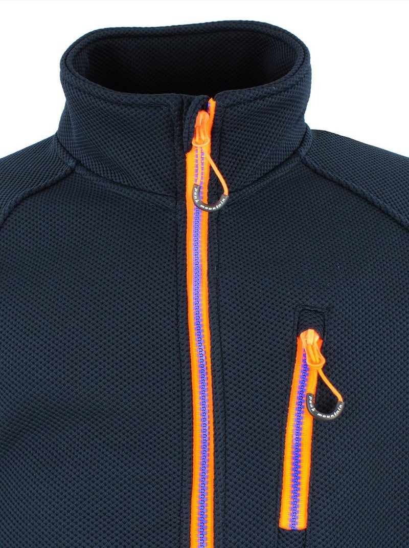 Blouson polaire   CAPRISIO - PEAK MOUNTAIN Bleu marine - Kiabi