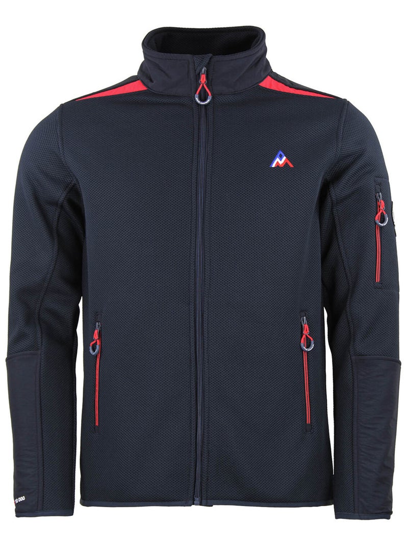 Blouson polaire   CAPRON - PEAK MOUNTAIN Bleu marine - Kiabi