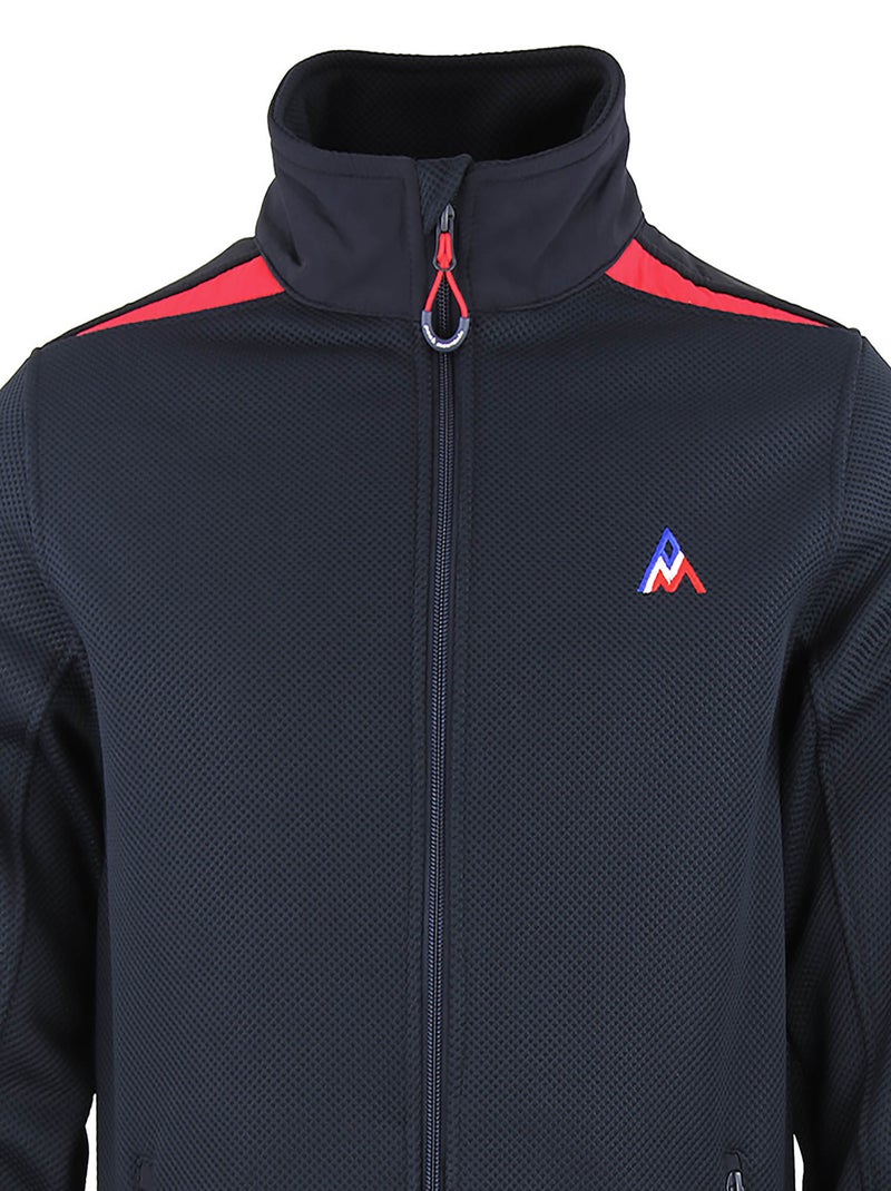 Blouson polaire   CAPRON - PEAK MOUNTAIN Bleu marine - Kiabi