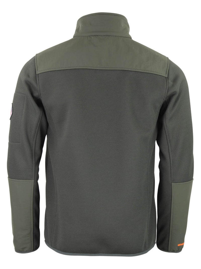 Blouson polaire   CAPRON - PEAK MOUNTAIN Kaki - Kiabi