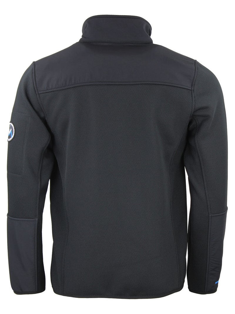 Blouson polaire   CAPRON - PEAK MOUNTAIN Noir Noir - Kiabi