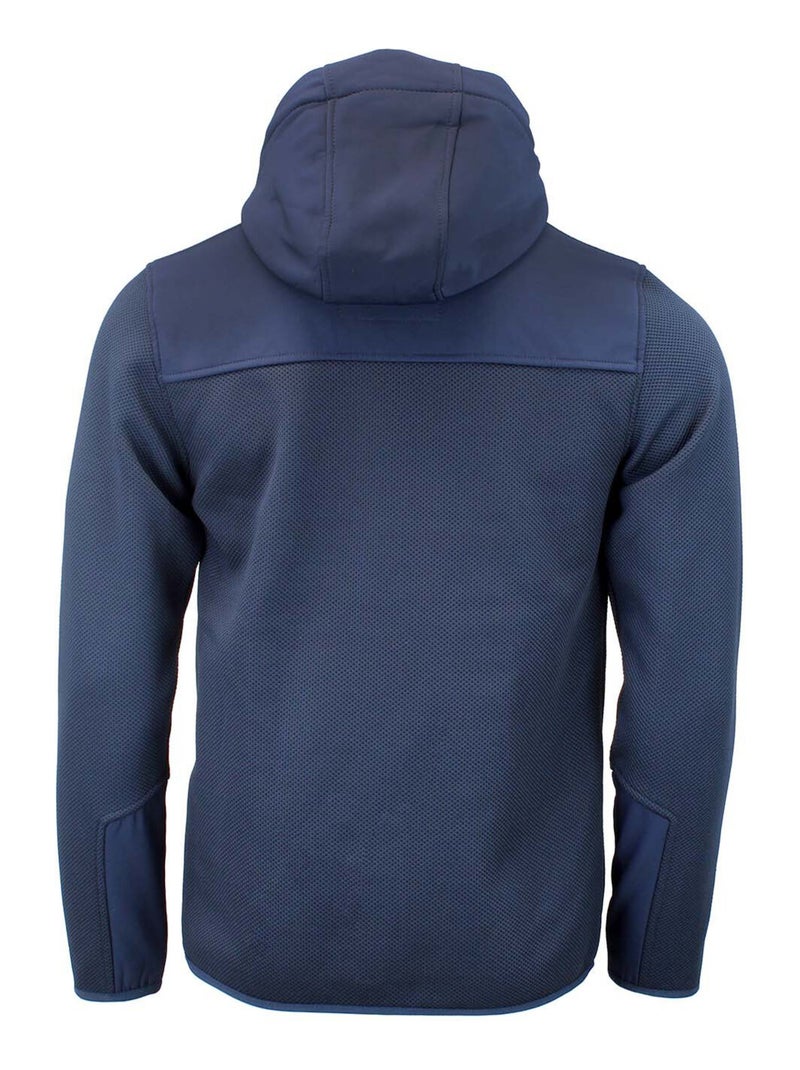 Blouson polaire   CARHOOD - PEAK MOUNTAIN Bleu marine - Kiabi