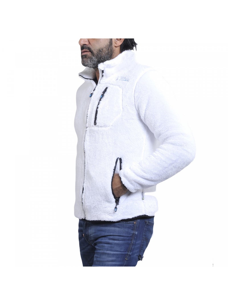 Blouson polaire   CARIAN - PEAK MOUNTAIN Blanc - Kiabi