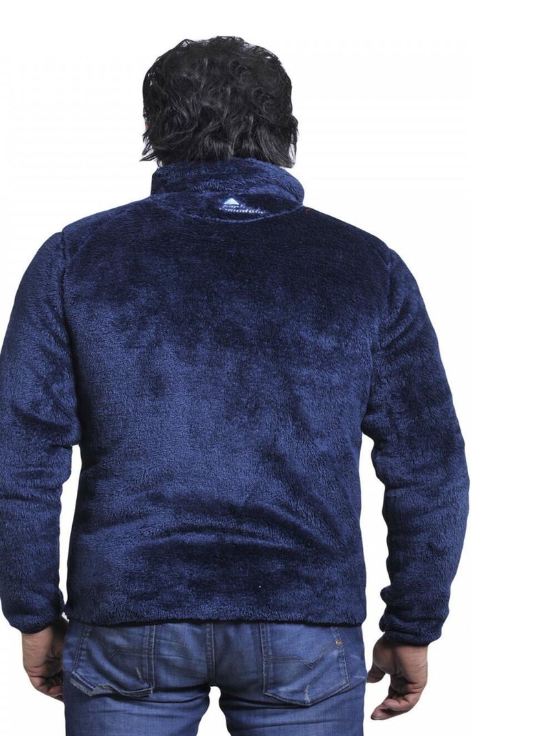 Blouson polaire   CARIAN - PEAK MOUNTAIN Bleu marine - Kiabi