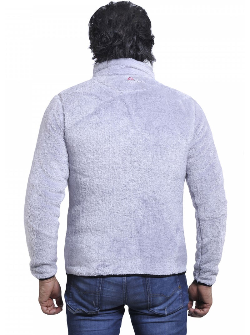 Blouson polaire   CARIAN - PEAK MOUNTAIN Gris - Kiabi
