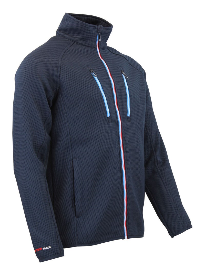 Blouson polaire   CARISION - PEAK MOUNTAIN Bleu marine - Kiabi