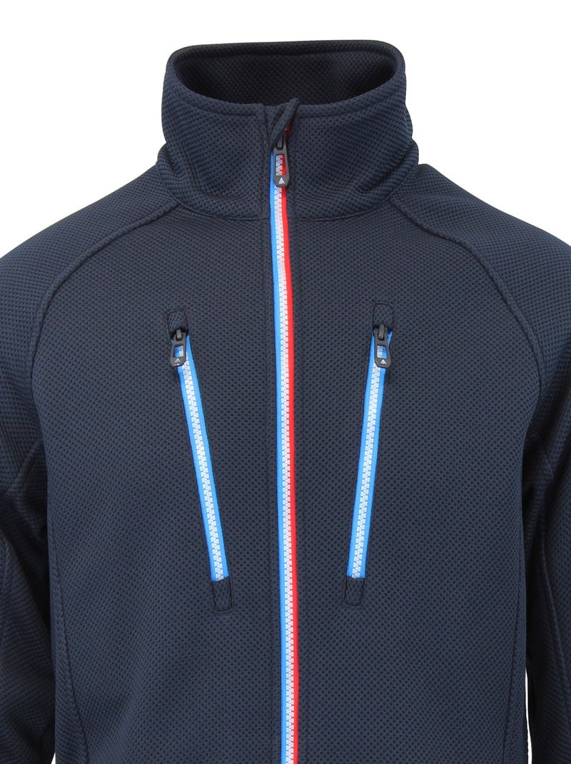 Blouson polaire   CARISION - PEAK MOUNTAIN Bleu marine - Kiabi