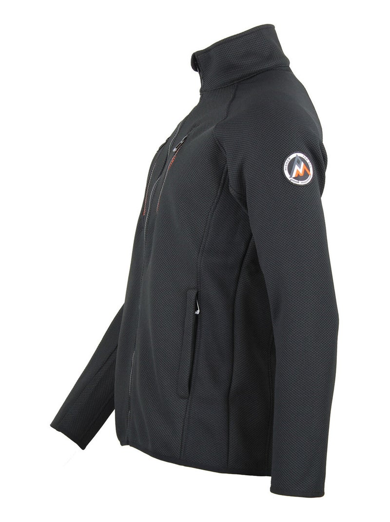 Blouson polaire   CARISION - PEAK MOUNTAIN Noir Noir - Kiabi