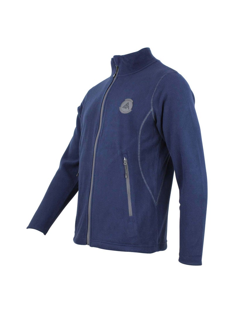 Blouson polaire   CARTELAN - PEAK MOUNTAIN Bleu marine - Kiabi