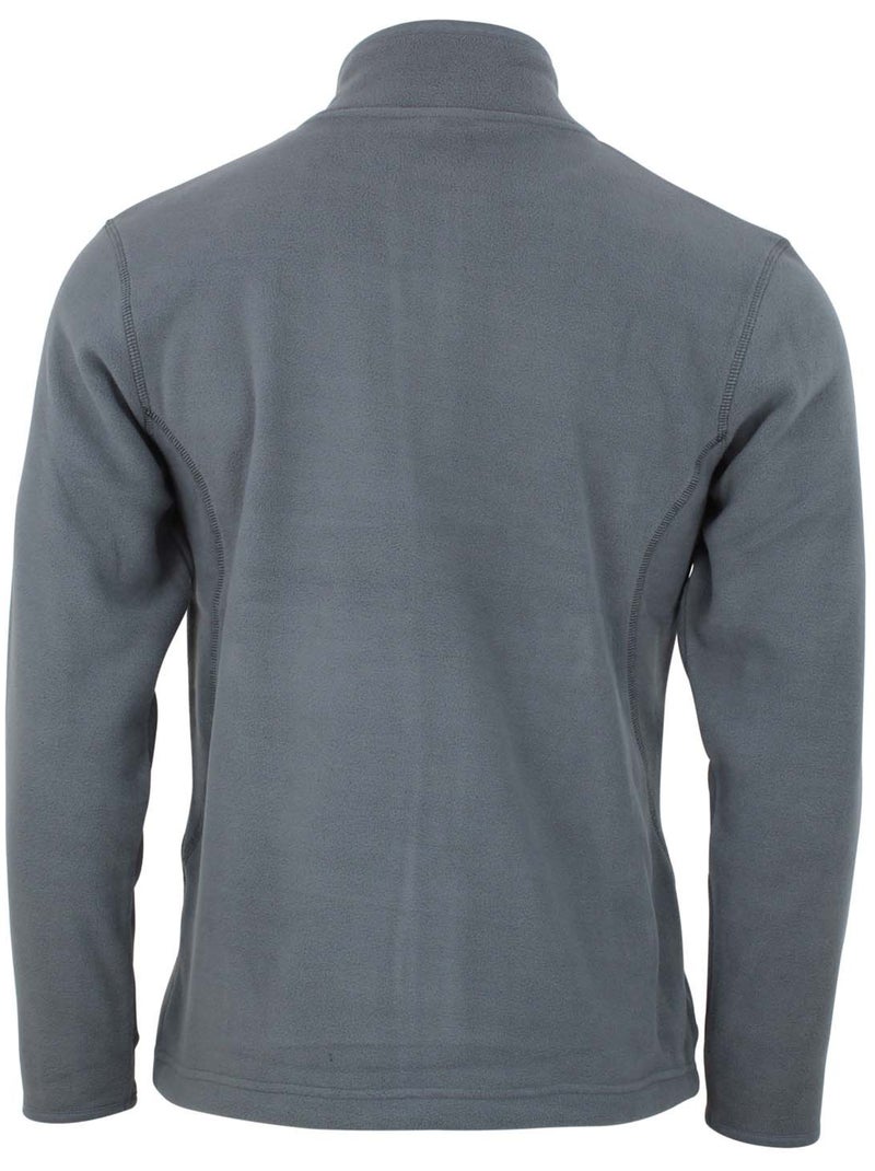 Blouson polaire   CARTELAN - PEAK MOUNTAIN Gris - Kiabi