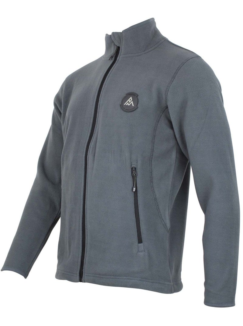 Blouson polaire   CARTELAN - PEAK MOUNTAIN Gris - Kiabi