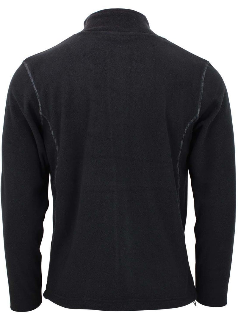 Blouson polaire   CARTELAN - PEAK MOUNTAIN Noir Noir - Kiabi