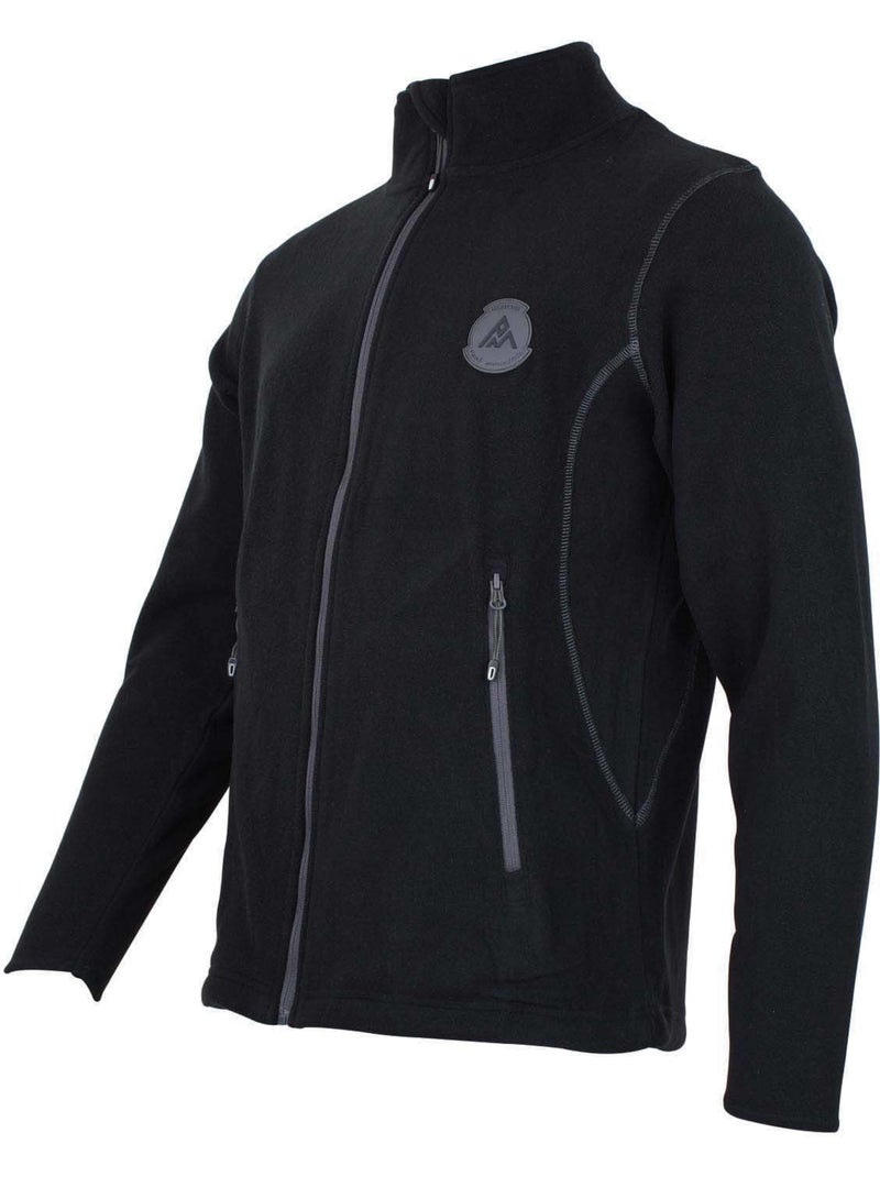 Blouson polaire   CARTELAN - PEAK MOUNTAIN Noir Noir - Kiabi