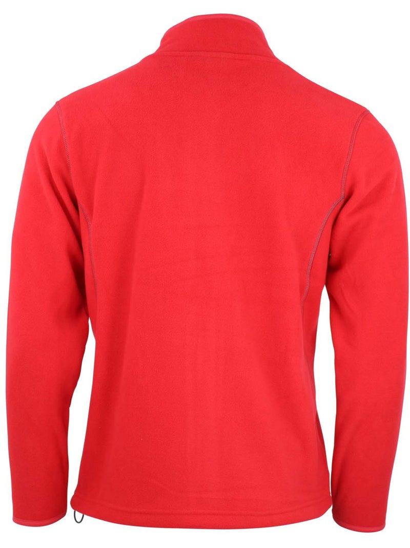 Blouson polaire   CARTELAN - PEAK MOUNTAIN Rouge - Kiabi