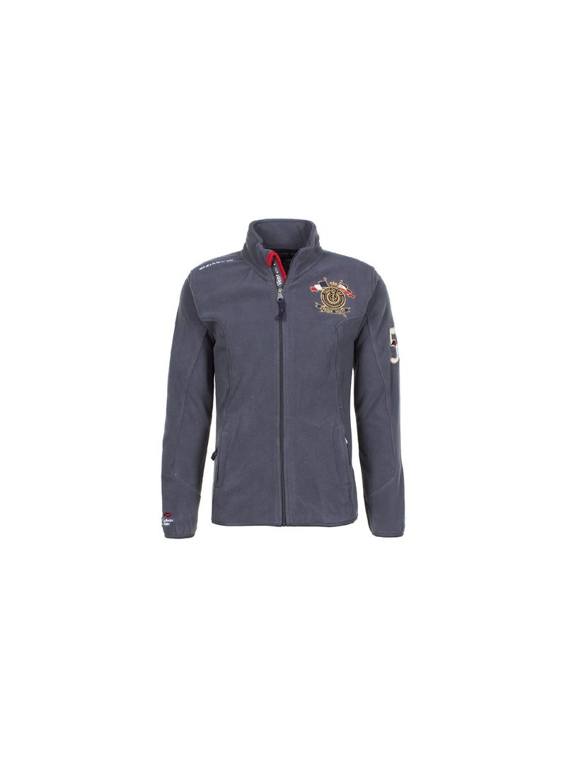 Blouson polaire   CAUBIN - VENT DU CAP Gris - Kiabi