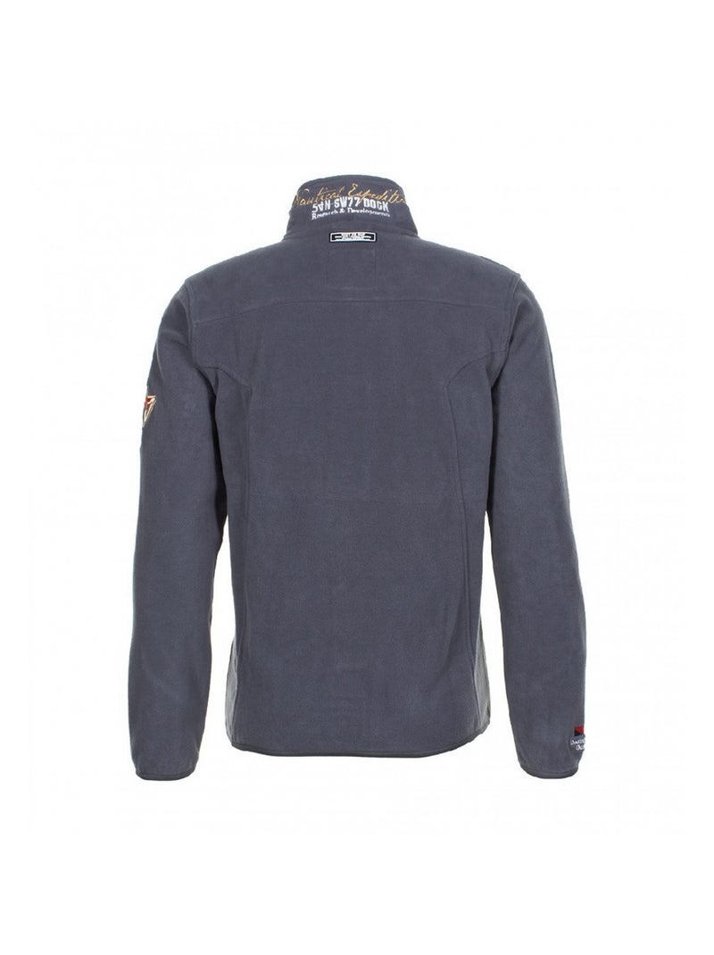 Blouson polaire   CAUBIN - VENT DU CAP Gris - Kiabi