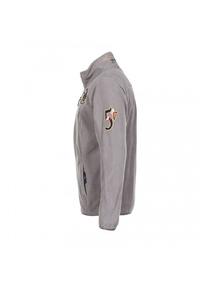 Blouson polaire   CAUBIN - VENT DU CAP Gris taupe - Kiabi