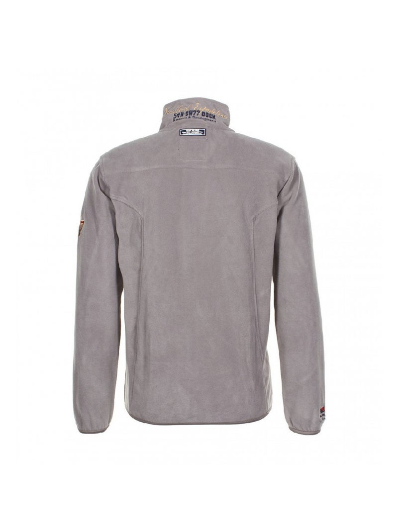 Blouson polaire   CAUBIN - VENT DU CAP Gris taupe - Kiabi