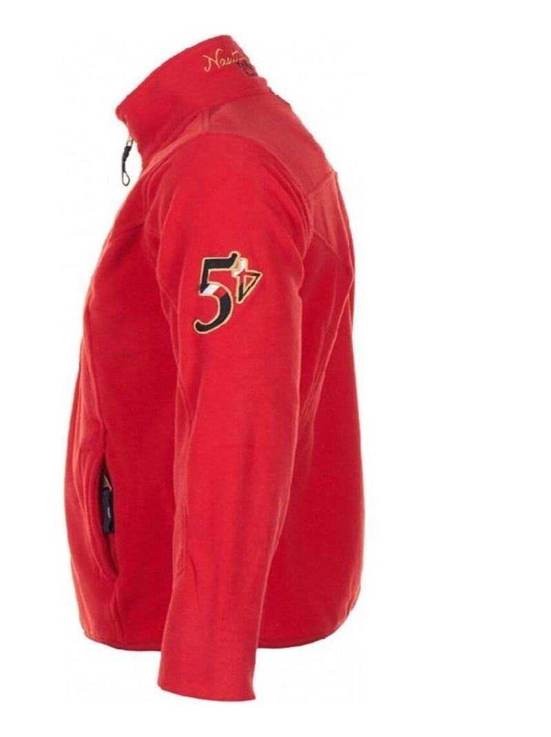 Blouson polaire   CAUBIN - VENT DU CAP Rouge - Kiabi