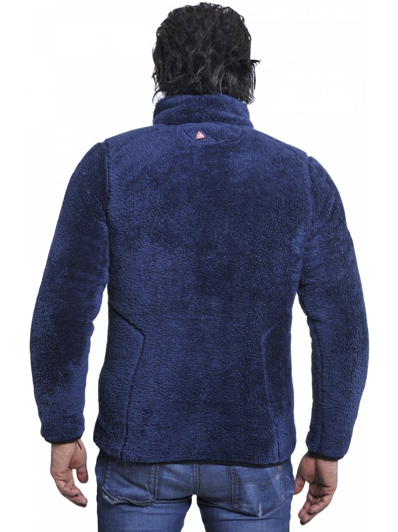Blouson polaire   CAVIAN - PEAK MOUNTAIN Bleu marine - Kiabi