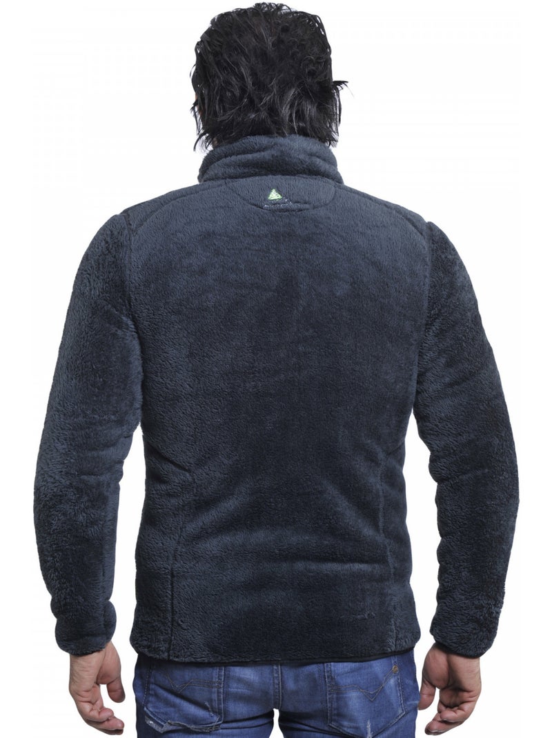 Blouson polaire   CAVIAN - PEAK MOUNTAIN Gris - Kiabi