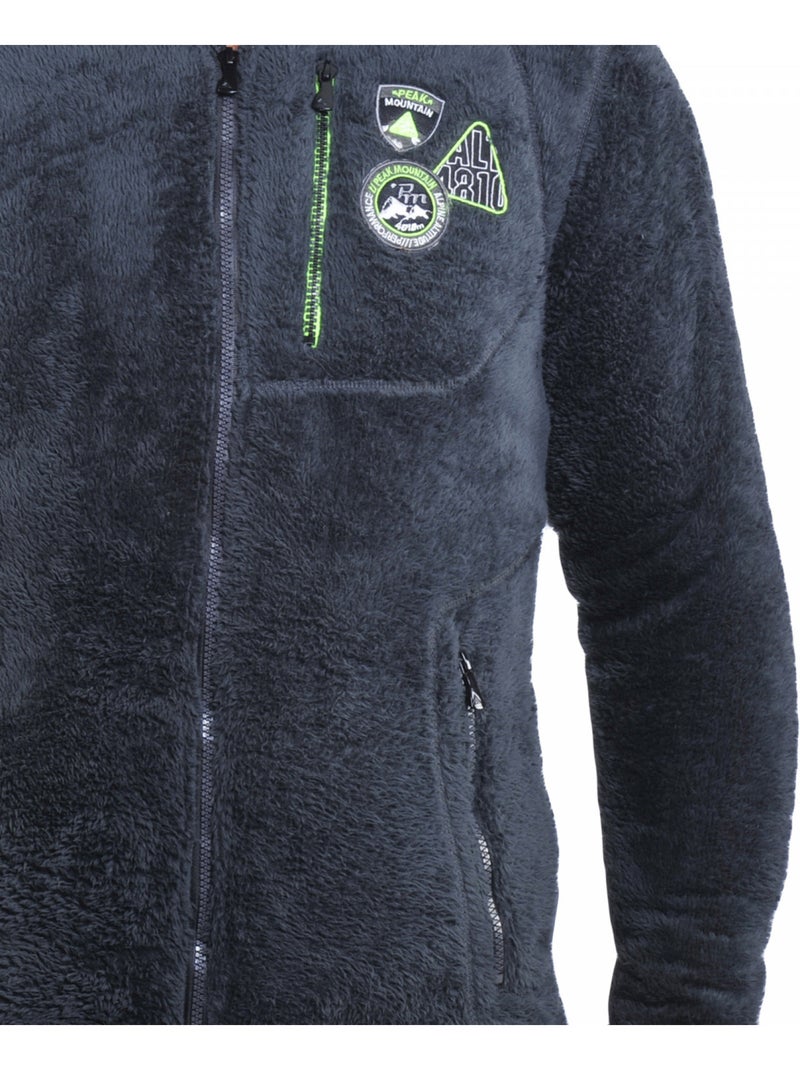 Blouson polaire   CAVIAN - PEAK MOUNTAIN Gris - Kiabi