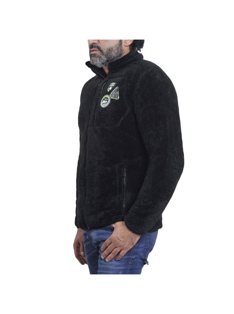 Blouson polaire   CAVIAN - PEAK MOUNTAIN Noir Noir - Kiabi