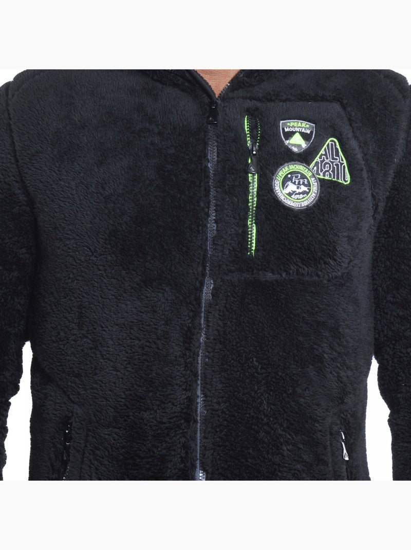 Blouson polaire   CAVIAN - PEAK MOUNTAIN Noir Noir - Kiabi