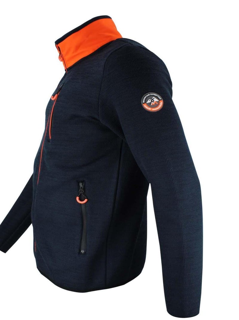 Blouson polaire   CAYAK - PEAK MOUNTAIN Bleu marine - Kiabi