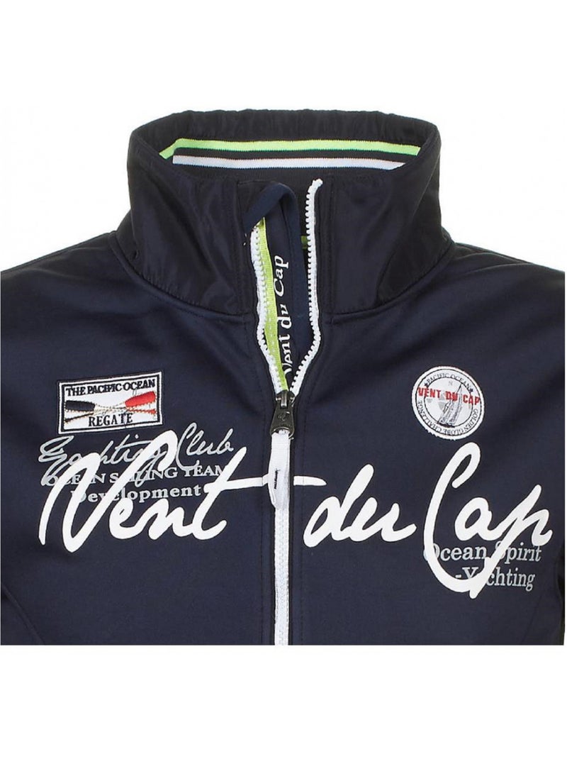 Blouson polaire   CELO - VENT DU CAP Bleu marine - Kiabi