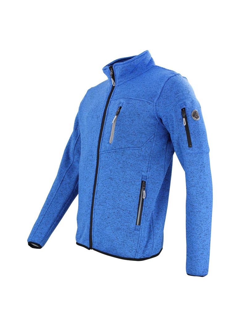 Blouson polaire   CEMAILLON - PEAK MOUNTAIN Bleu - Kiabi